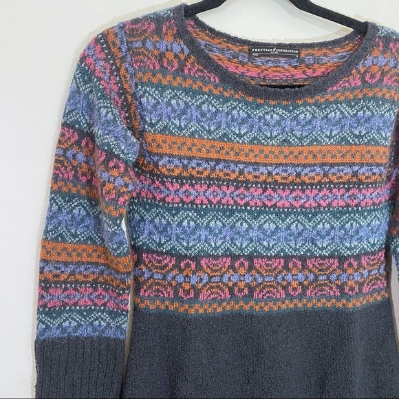 Peruvian Connection Sweater Dress Small - Picture 2 of 6